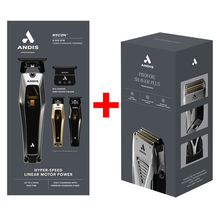 Andis Recon Trimmer w/ FREE ProFoil Plus Shaver