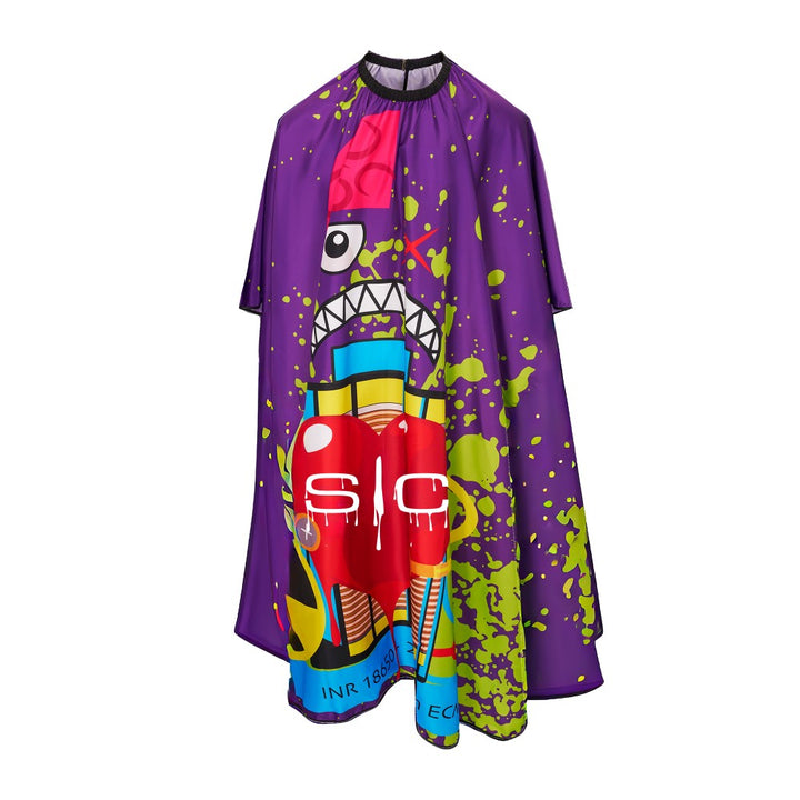 Stylecraft Radioactive Barber Cape - Purple 