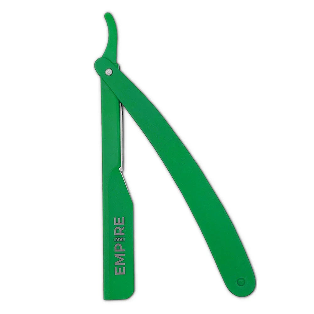 Go Green Razor #EMP115 Empire Green Steel Razor (Push Out) – Empire Barber Supply