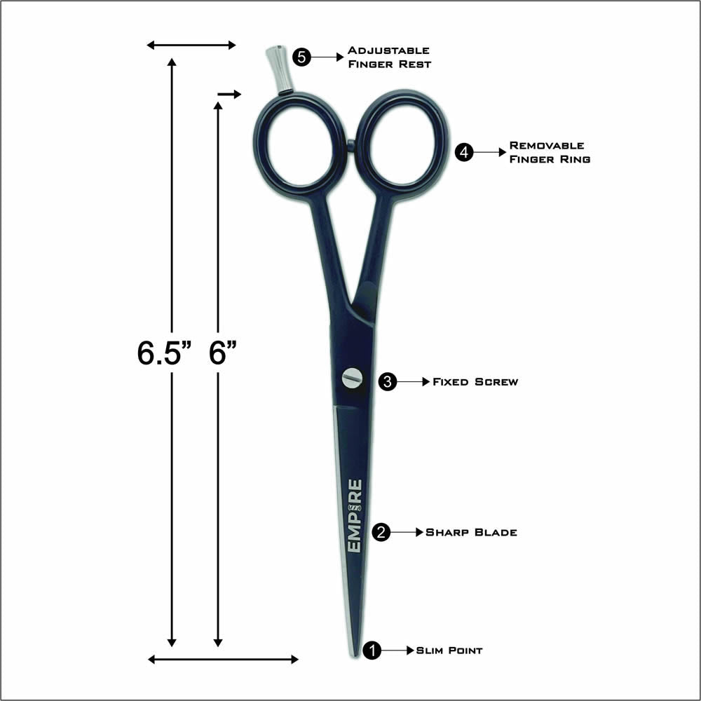 Empire Standard 6" Shear & Thinning Razor Combo #EMP2000