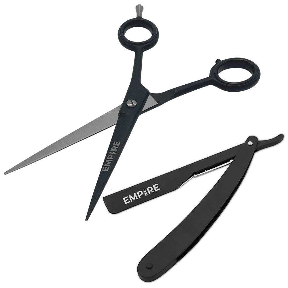 Empire Standard 6.5" Shear & Steel Razor Holder Combo #EMP2100