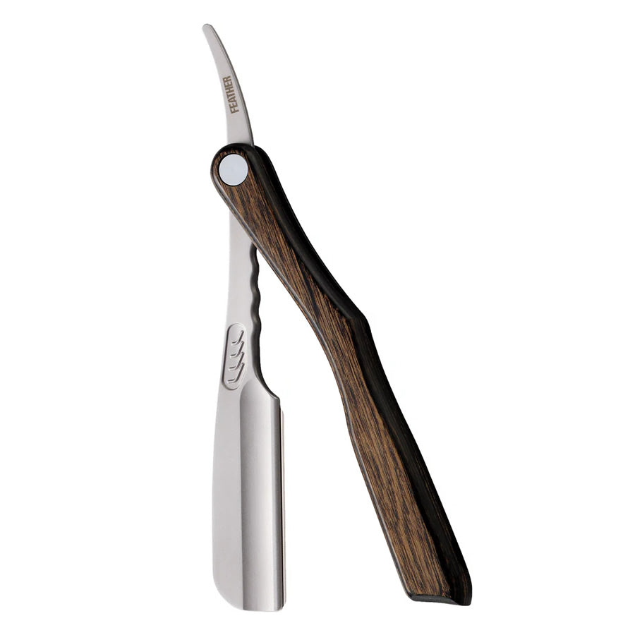#F1-25-205 Feather Artist Club SS Scotch Wood Razor