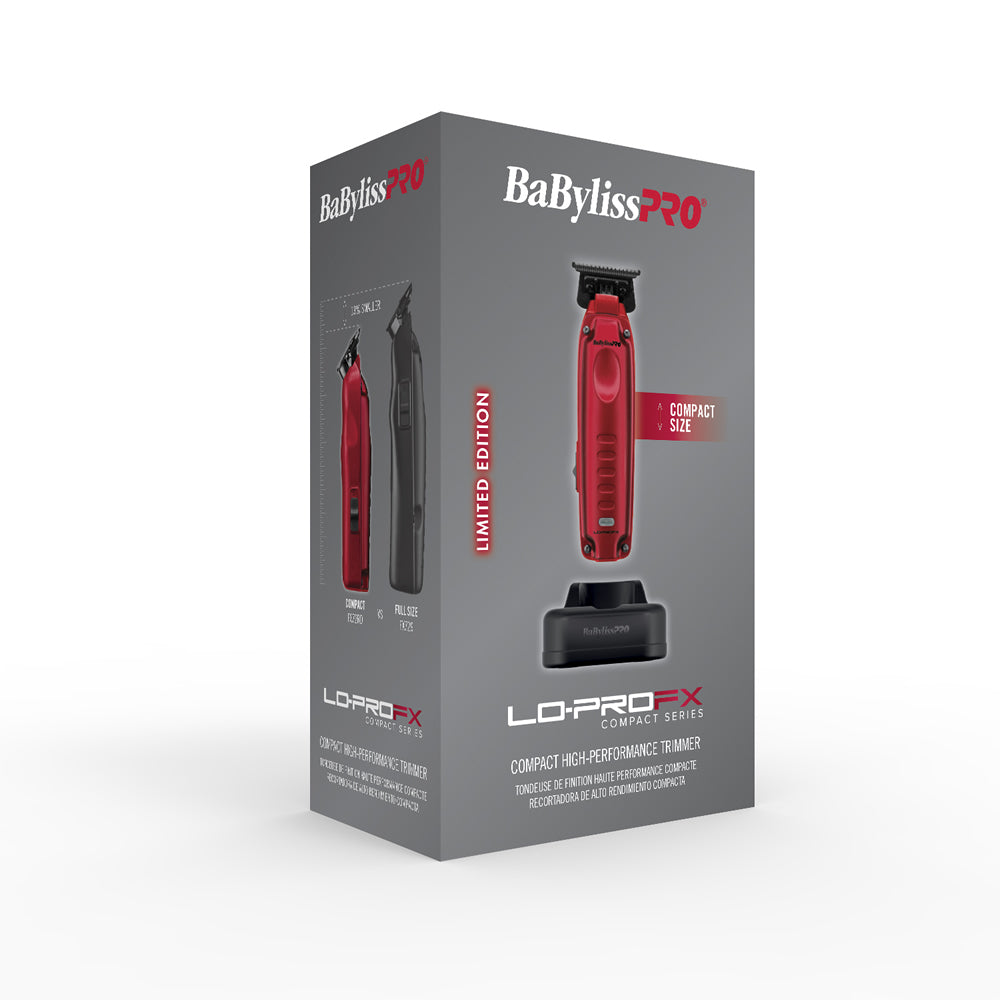 BabylissPro Compact LO-PRO Trimmer - Red 