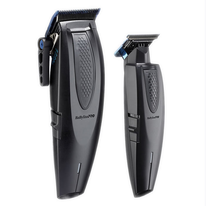 BabylissPro LithiumFX+ Matte Black Clipper & Trimmer Combo #FX73DUOCTMB