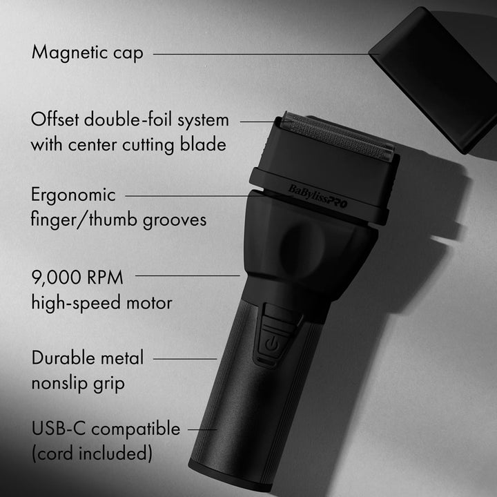 BabylissPro CoreFX Shaver - Black 