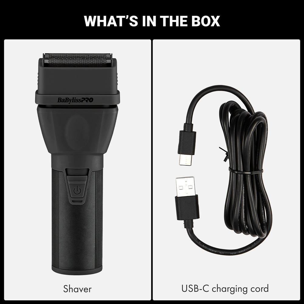BabylissPro CoreFX Shaver - Black 