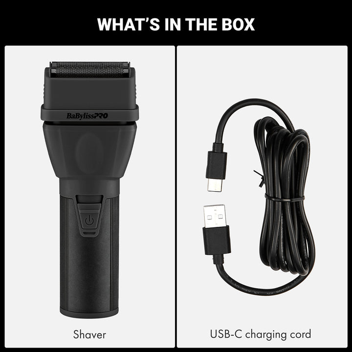 BabylissPro CoreFX Shaver - Black 