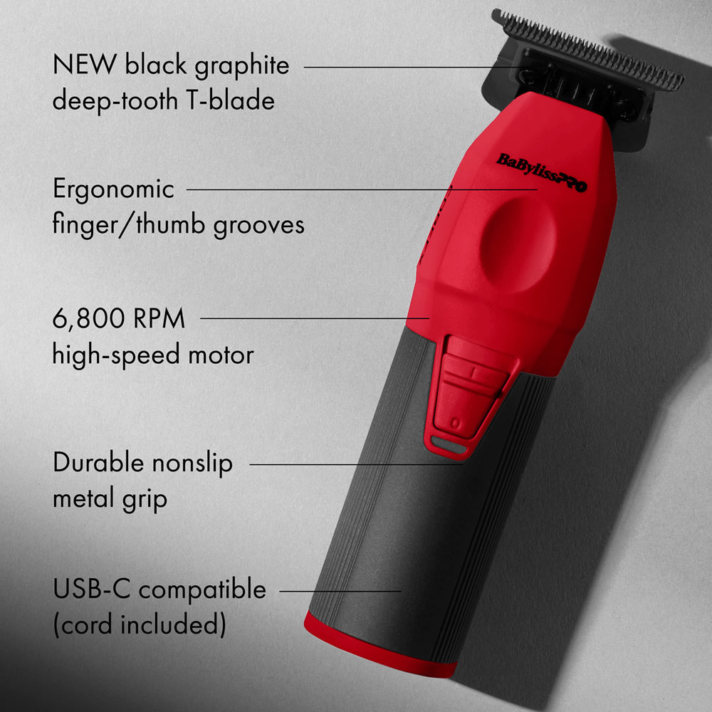 BabylissPro CoreFX Trimmer - Red 