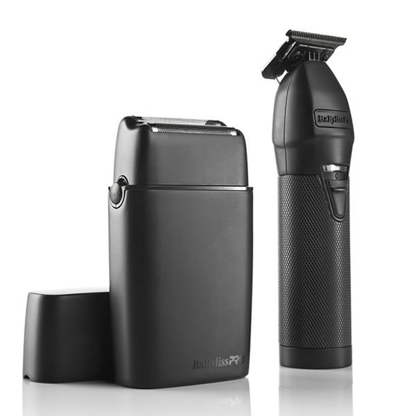 BabylissPro Matte Black Trimmer & Shaver Combo Pack #FXDUOFS2TMB