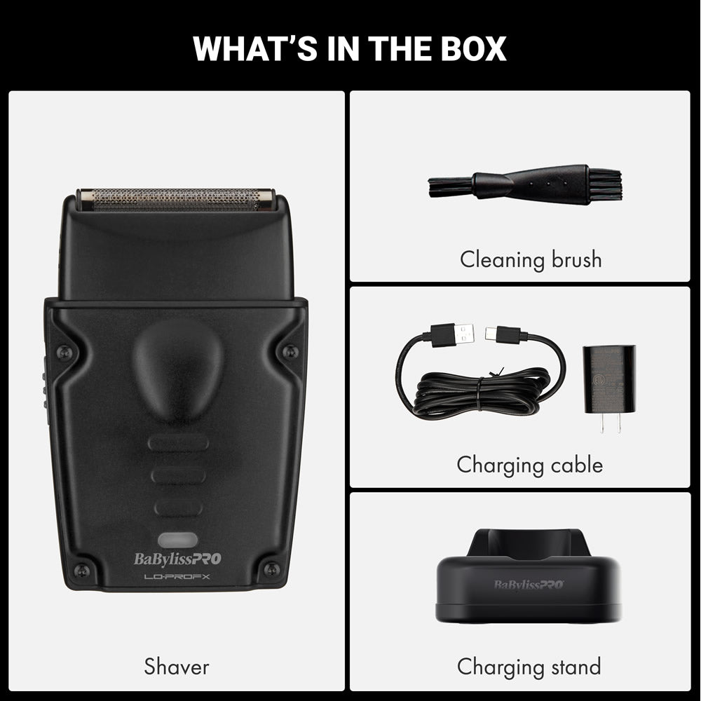Babyliss Compact Lo-Pro Shaver - Black 