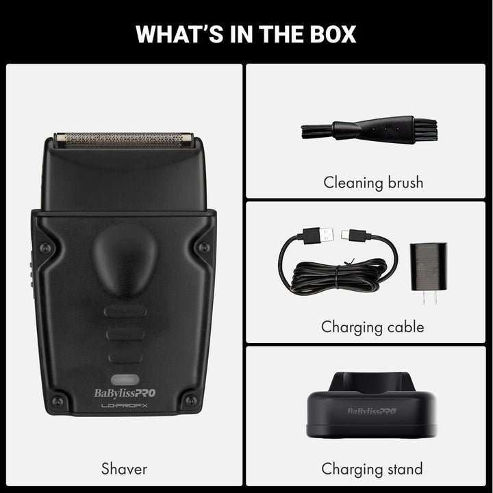 Babyliss Compact Lo-Pro Shaver - Black 