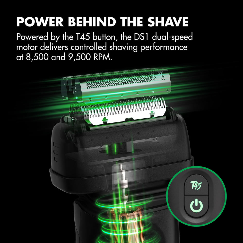 BaybylissPro Tomb45 Wireless Charging Double Foil Shaver 