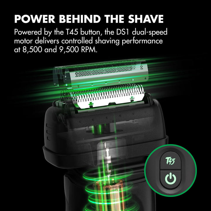BaybylissPro Tomb45 Wireless Charging Double Foil Shaver 