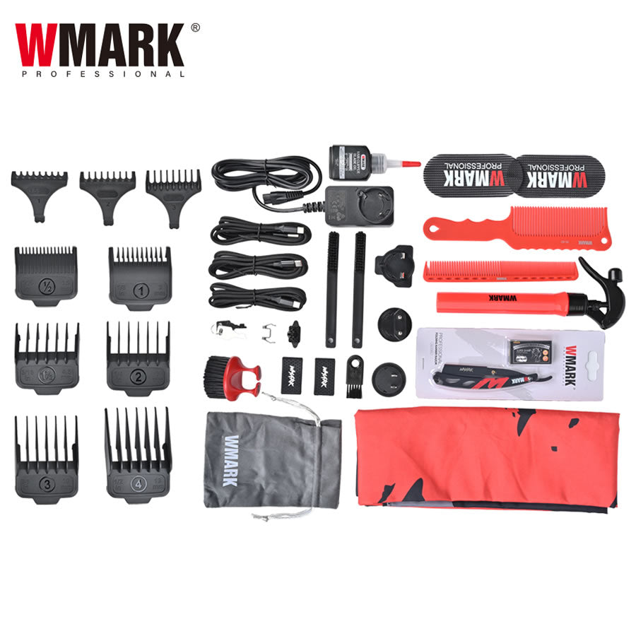 WMARK NG-X1 Vector Motor 3pc Barber Kit