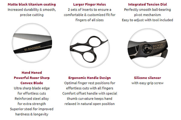 Olivia Garden OG Barber Shear Intro Case Deal