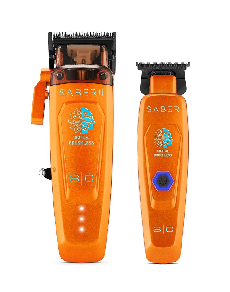 Stylecraft Saber 2 Orange Clipper &amp; Trimmer Combo