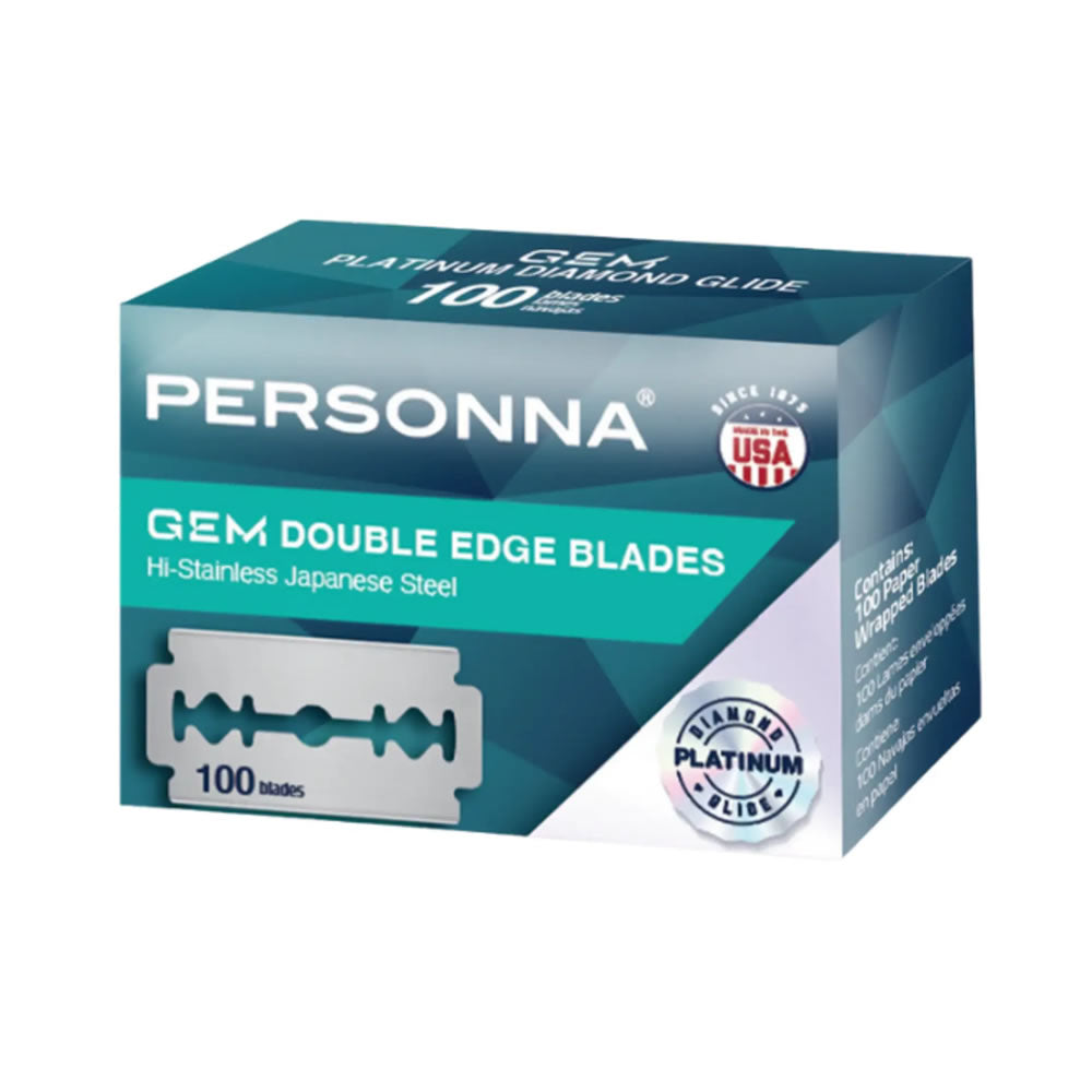 Personna GEM Hi-Stainless Double Edge Blades 100PK #60-0258