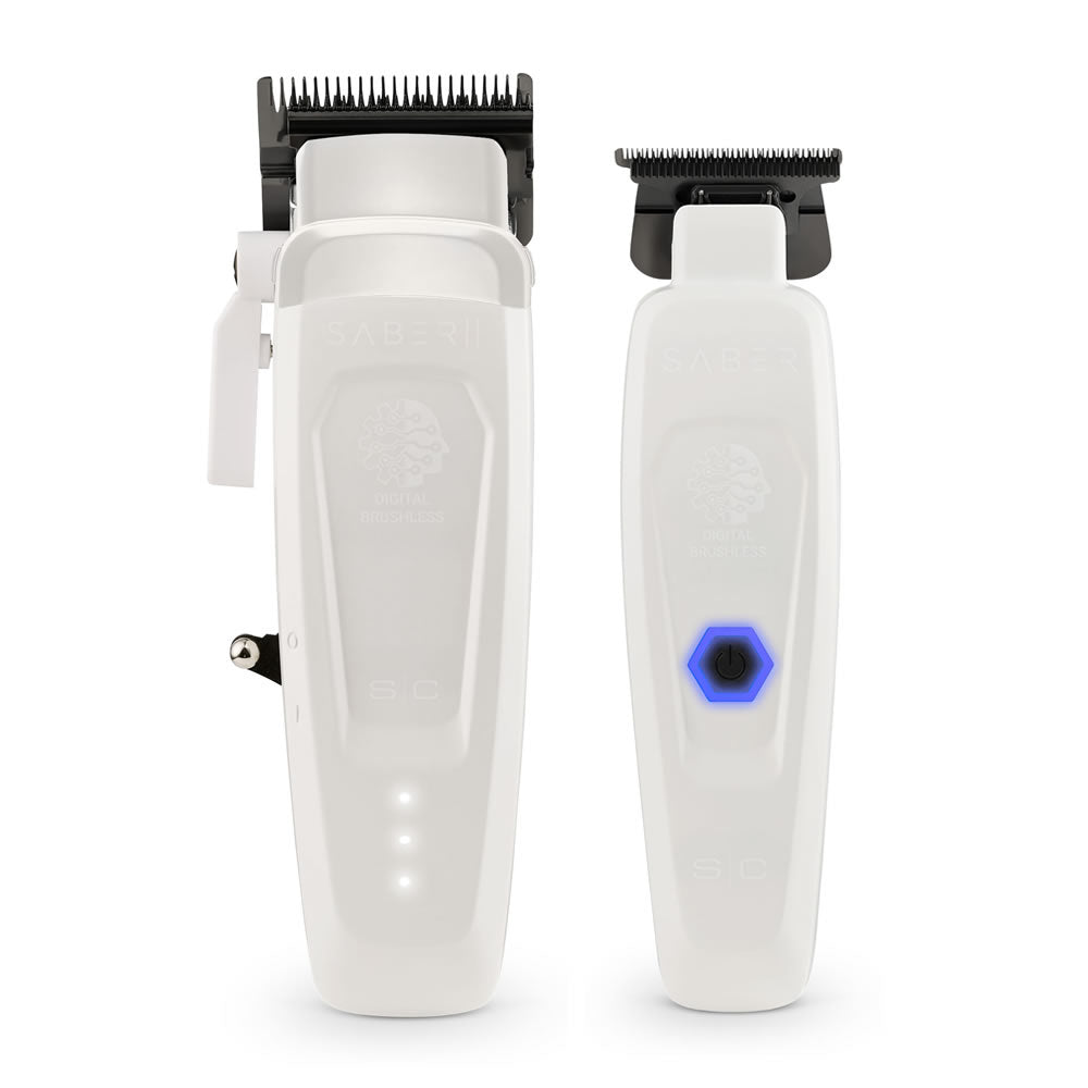 Stylecraft White Saber 2.0 Clipper & Trimmer Combo