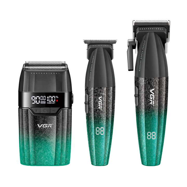 VGR V-640 S3 Professional 3pc Barber Set