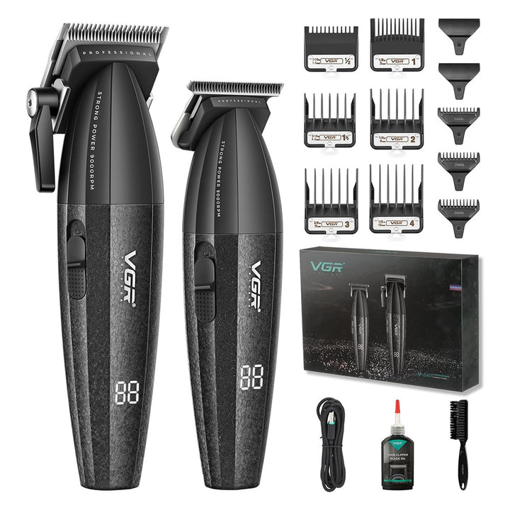 VGR V-640 S2 Professional Barber Combo