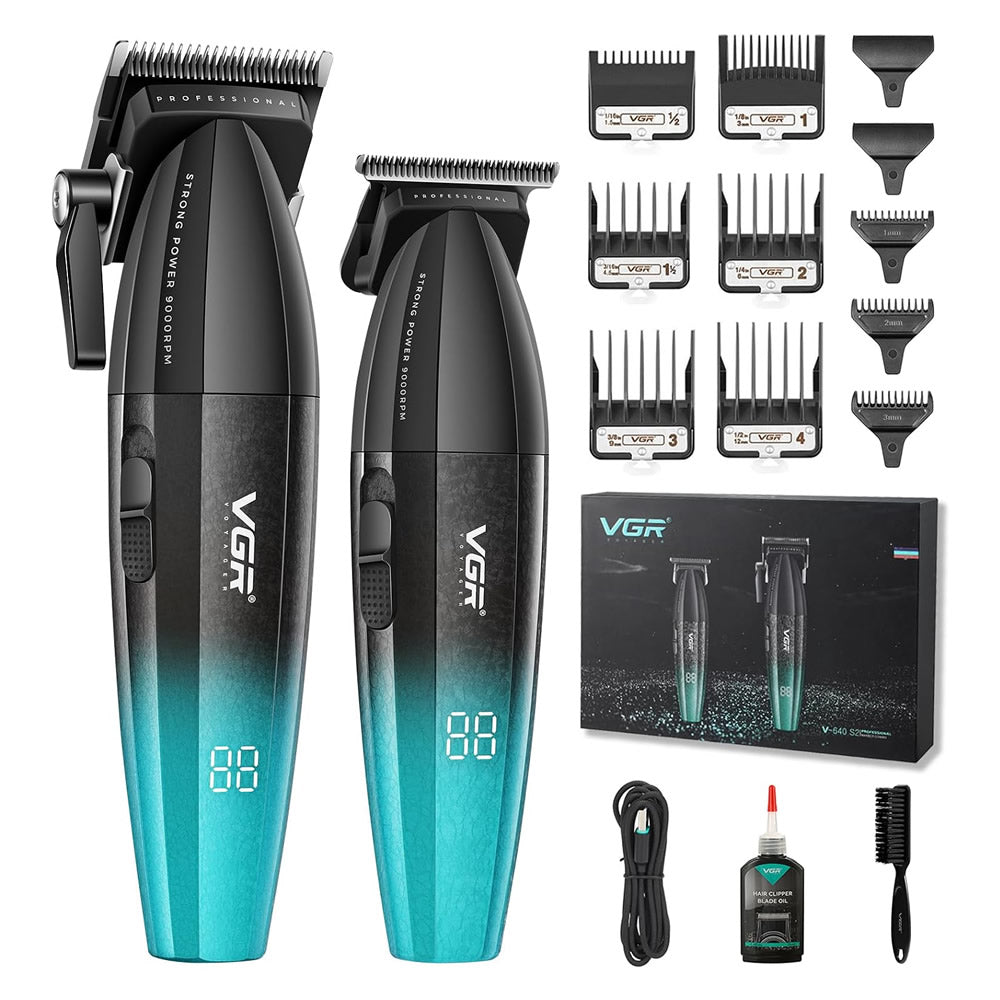 VGR V-640 S2 Professional Barber Combo