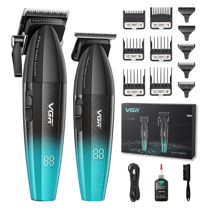 VGR V-640 S2 Professional Barber Combo