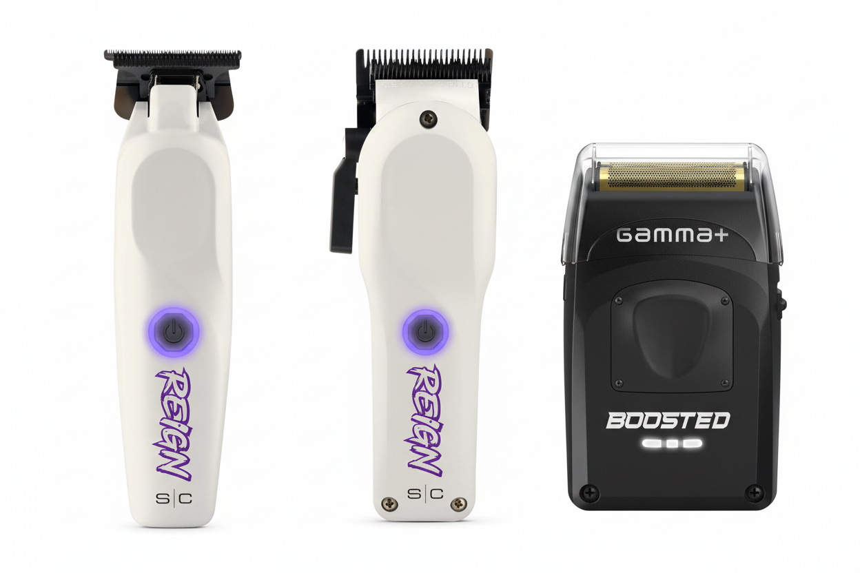 Reign Trimmer, Reign Clipper, and Gamma+ Boosted Shaver